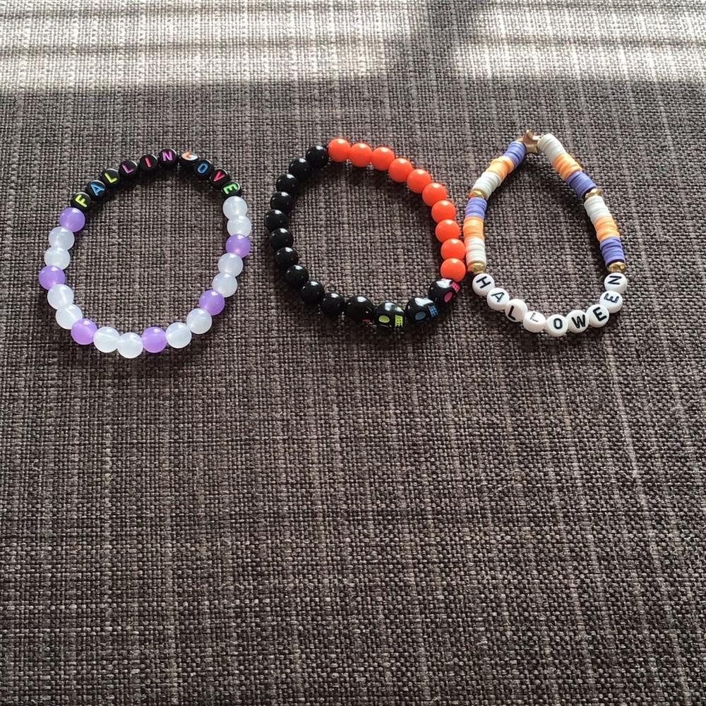 Colorful Beaded Bracelets Set of 3